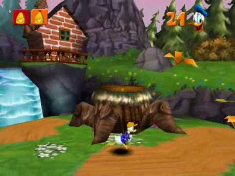 Playthrough: Donald Duck - Goin' Quackers 11 - Duckie Mountain - Boss:Bernadette the Bird