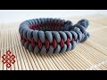 Dragon's Teeth Knot and Loop Paracord Bracelet Tutorial (No Buckles)