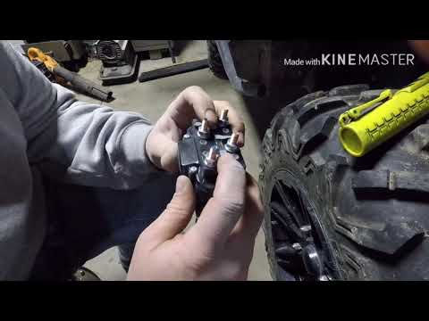 Wiring and installing a winch contactor solenoid for a Warn winch