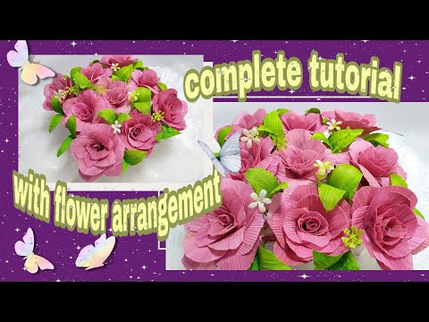 How to make Gardenia Cornhusk Flowers || DIY