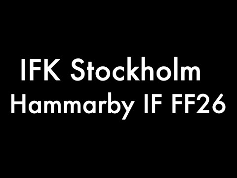 IFK Stockholm vs Hammarby IF FF26 grön