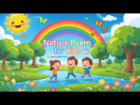 🌍 Nature Poem for Kids | The World Around Me | The Magic of Nature 🌿🎶 | kids Poem | BrightRhyme kids