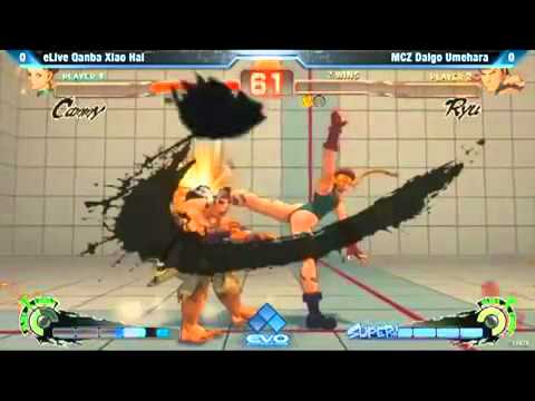 EVO 2012 SSF4AE 2012 Top 8 - Xiao Hai vs Daigo Umehara