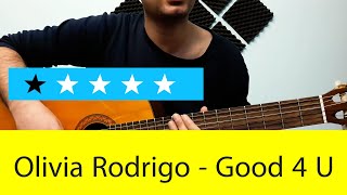 Olivia Rodrigo - Good 4 U Guitar Lesson With Free Tab PDF And Guitar Pro