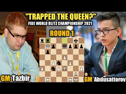 FIDE World BLITZ CHAMPIONSHIP 2021 | Marcin Tazbir VS Nodirbek Abdusattorov | Round 1