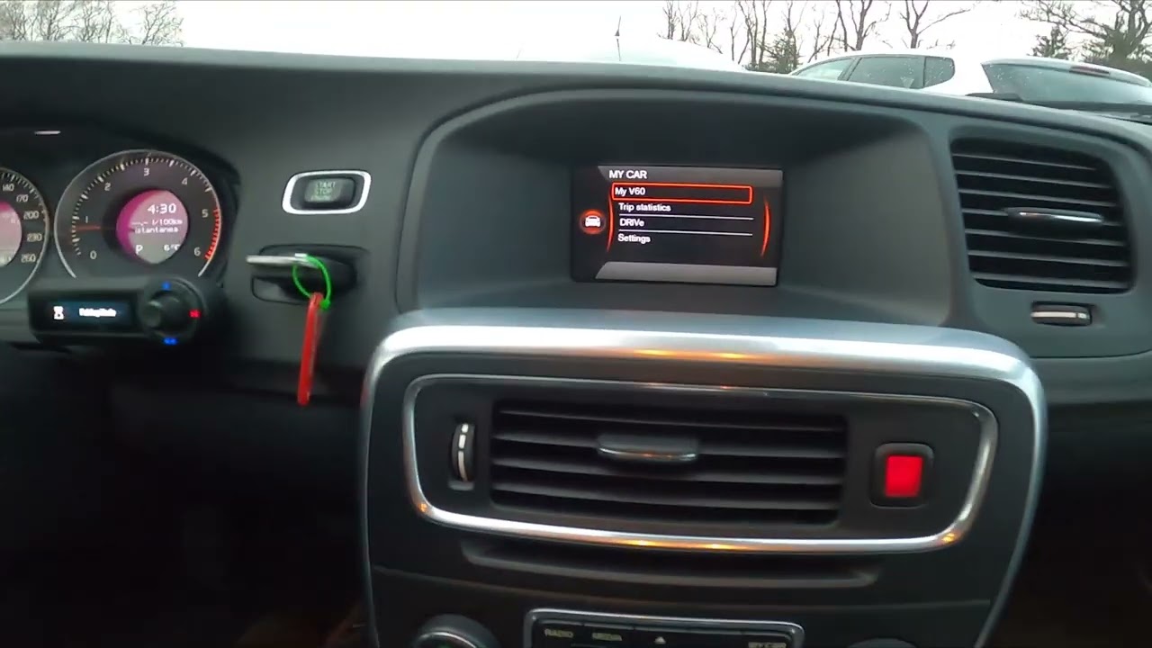 How to Check VIN Number Via Car's System in Volvo V60 I ( 2010 – 2018 )