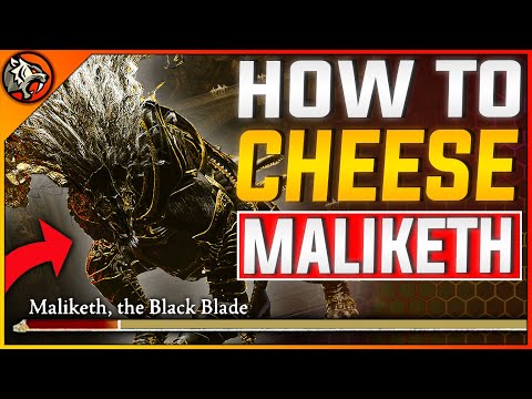 Elden Ring - How to CHEESE Maliketh After 1.08 Patch (2023) | Boss Fight Full Guide