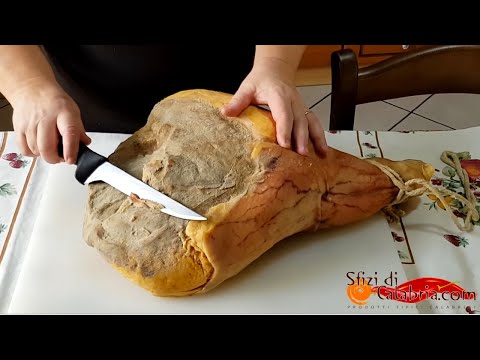 Prosciutto Crudo stagionato Calabrese Fatto in casa passo passo