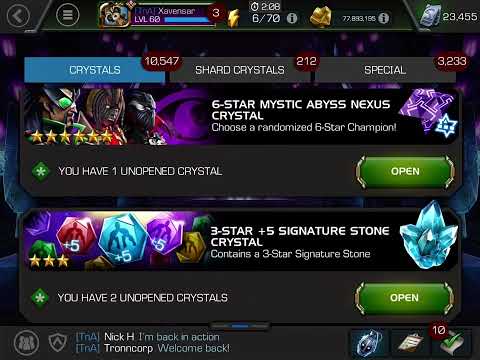 Cyber Weekend! Abyss Nexus Crystal Opening!