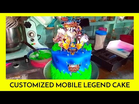 CUSTOMIZE MOBILE LEGEND CAKE