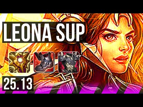 LEONA & Draven vs GALIO & Senna (SUP) | EUW Master | 25.13