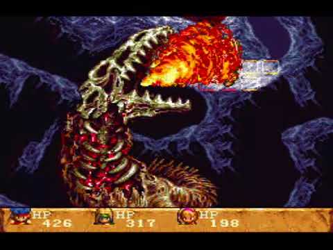 Treasure hunter G final boss Bone dino.