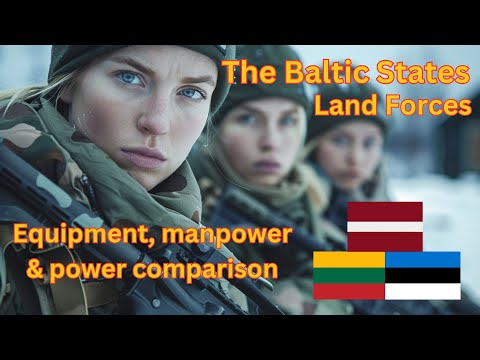 Baltic Land Forces | Operational Quantities & Power Comparison | Latvia, Lithuania & Estonia