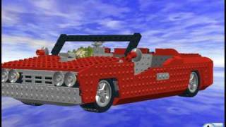 preview picture of video 'A car with lego digital designer'