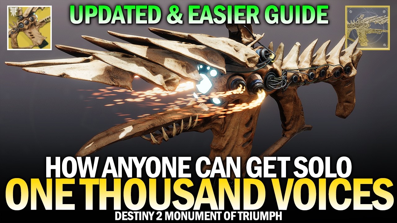 How To Get One Thousand Voices Completely Solo (Updated Easier Guide) [Destiny 2]