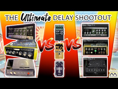 Ultimate Analog Delay Shootout! Space Echo VS Echoplex VS Echorec VS Plugins VS Pedals! #analogdelay