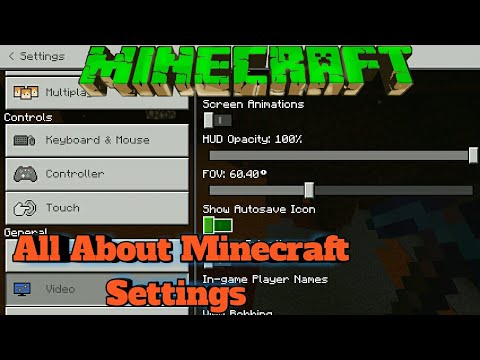 All about Minecraft setting to reduce lag || MCPE best setting || in Hindi