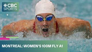 Taylor Ruck takes control in the women's 100m butterfly at 2026 Bell Canadian Swimming Trials