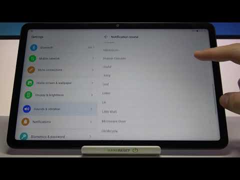 Huawei MatePad 10.4 - Presentation of Notification Tones