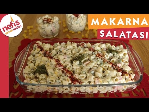Makarna Salatası - Salata Tarifi - Nefis Yemek Tarifleri Video