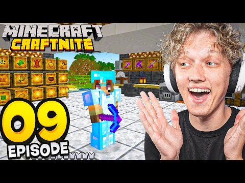 Craftnite 2: Episode 9 - UPGRADED STORAGE ROOM! (secret vault)