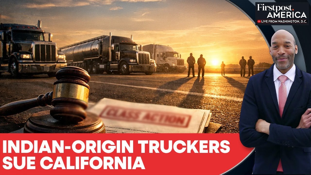Indian-Origin Truckers Sue California Govt Over Mass License Cancellations | Firstpost America |N18G