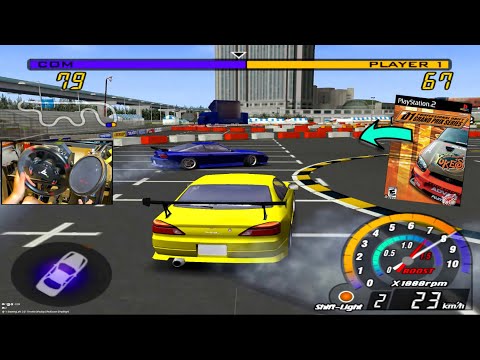 D1GP Professional Drift Series PCSX2 - First Impressions On WHEEL...