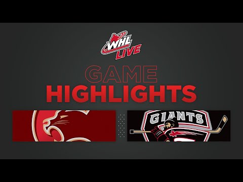 WHL Highlights: Cougars (5) at Giants (4) OT - February 24, 2023