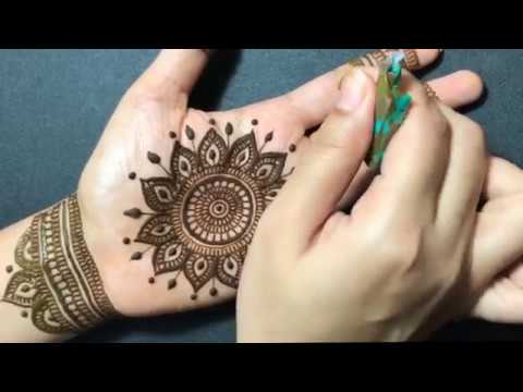 Beautiful Hand Mahandi desgin with Horia Cone Mahandi for beautiful ladies