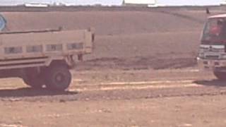 preview picture of video 'Job Site Afghanistan with local Dump Truck drivers'