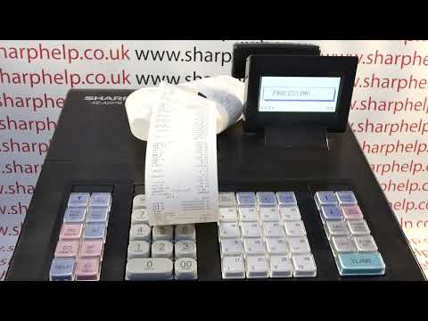 How To Use Electronic Journal (EJ) To Reprint Lost Z1 End Of Day Sales Report Sharp XEA207 / XEA177