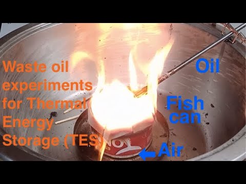 Video 6   Waste oil burning experiments