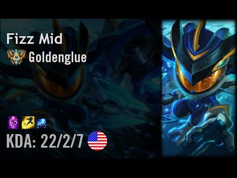 Fizz Mid vs Aurelion Sol - Goldenglue - NA Challenger Patch 6.11