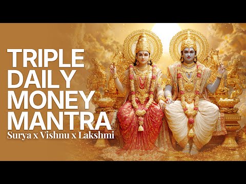 10 Minutes – This Mantra Changed My Financial Energy💰✨ | Surya x Vishnu x Lakshmi #moneymantra