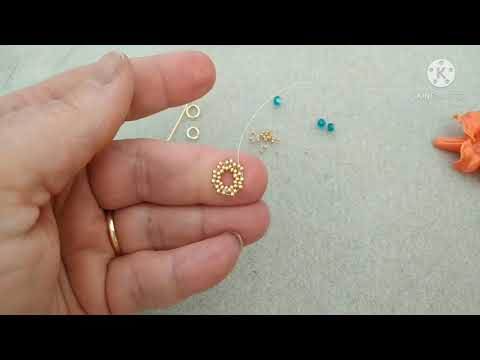 tutorial perline ( incastonatura con 15/0 ) coll.Lbeads