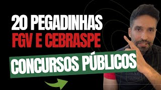 20 FGV and Cebraspe pranks