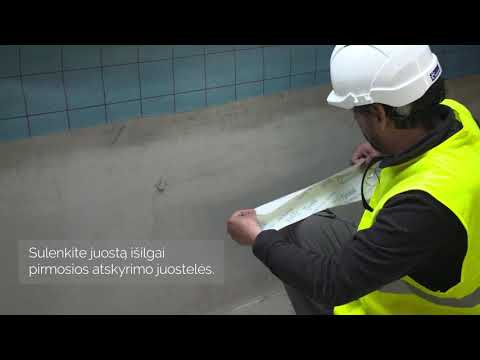 Kaip montuoti DuPont™ AirGuard® garo izoliacinę plėvelę?