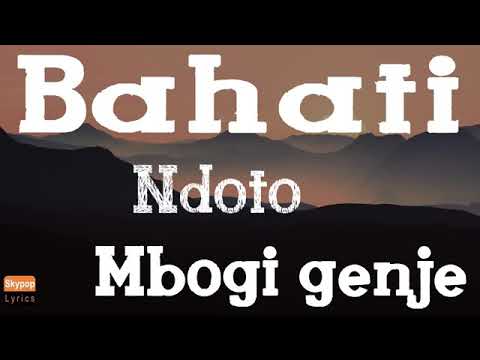 latest mbogi genje lyrics ft bahati