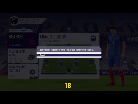 Fifa 18 seasons road to division 1