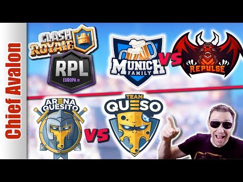 MUNICH vs REPULSE | ARENA QUESITO vs TEAM QUESO - RPL EUROPE IV PLAYOFFS  - Clash Royale eSports