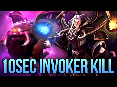 HOW TO KILL INVOKER IN 10 SECONDS - DARK MOON EVENT DOTA 2