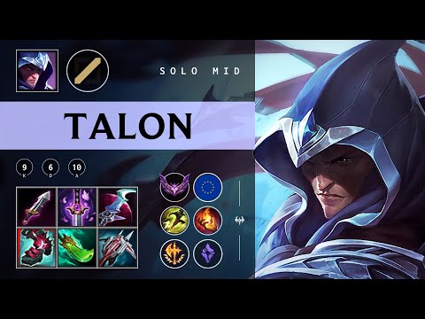 Talon Mid vs Jayce - EUW Master Patch 25.22