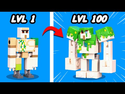 I UPGRADED WEAK LEGO Minecraft Mobs