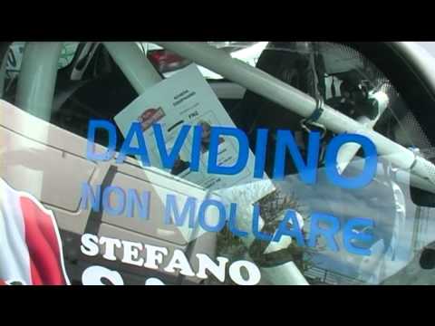 25° Rally Valli Piacentine Stefano Sacchi -Chantal Galli palco partenza-assistenza