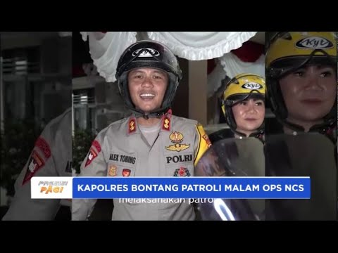 KAPOLRES BONTANG PATROLI MALAM OPS NCS