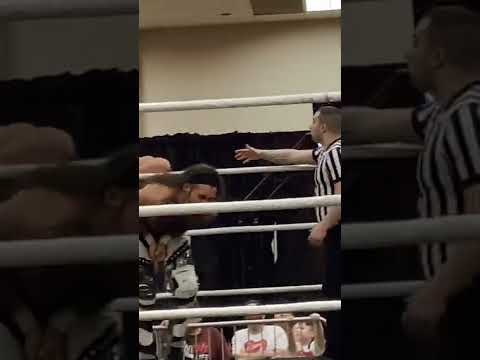 Gal Barkay with the stomp on AG (Chaotic Wrestling) #shorts