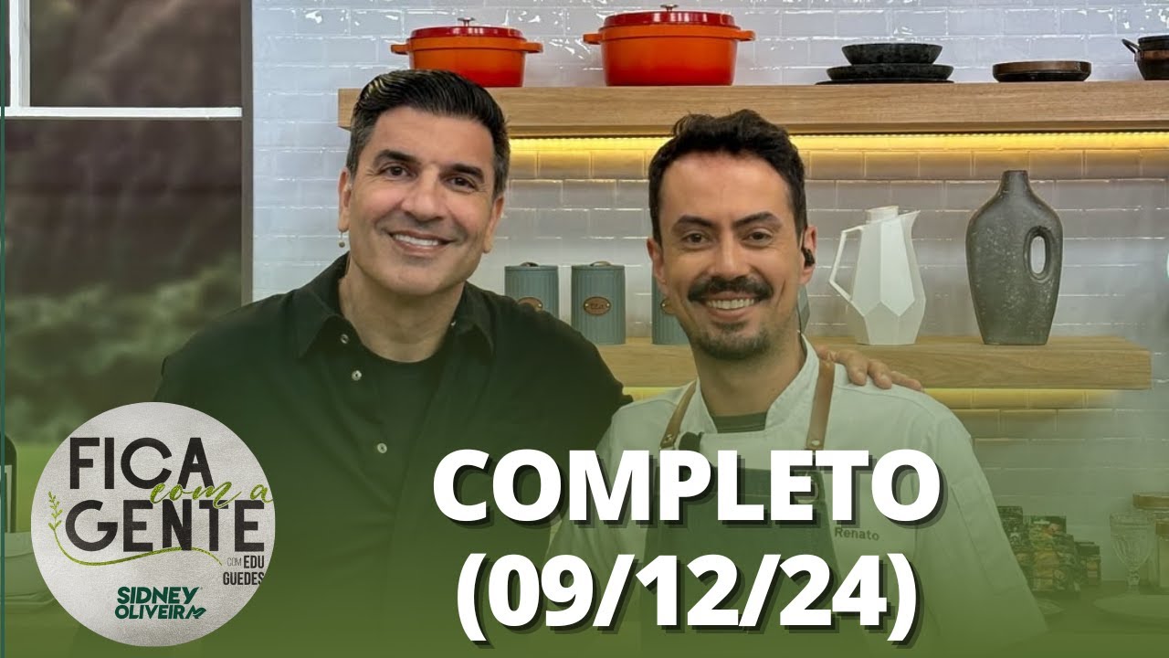 Fica com a Gente: Linguine com salmão, manjar de coco e mais (09/12/24) | Completo