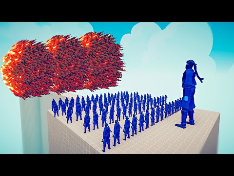 100x NINJA + GIANT NINJA vs EVERY GOD - Totally Accurate Battle Simulator | TABS
