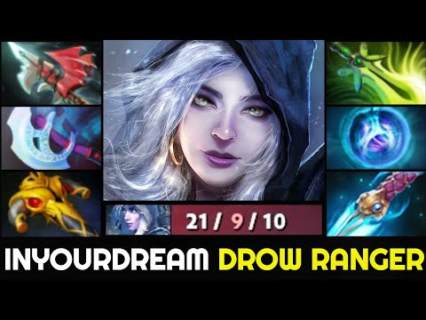 INYOURDREAM Drow Ranger Bad Start Intense Game vs 23SAVAGE 7.27 Dota 2