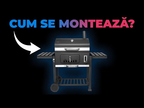 Cum se montează Grătarul pe Cărbuni Mr. Grill XL – Simplu și Rapid 🍖